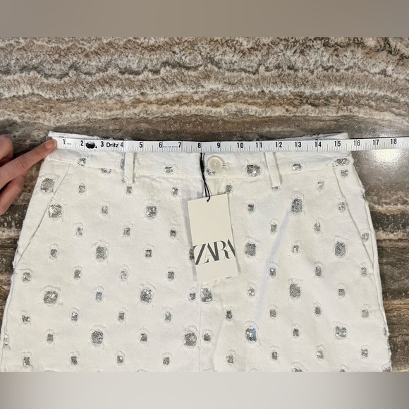 ZARA BLOGGER FAVORITE SEQUIN SKORT - Picture 13 of 13